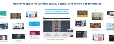 Their Landing Page creation software is extremely easy to use